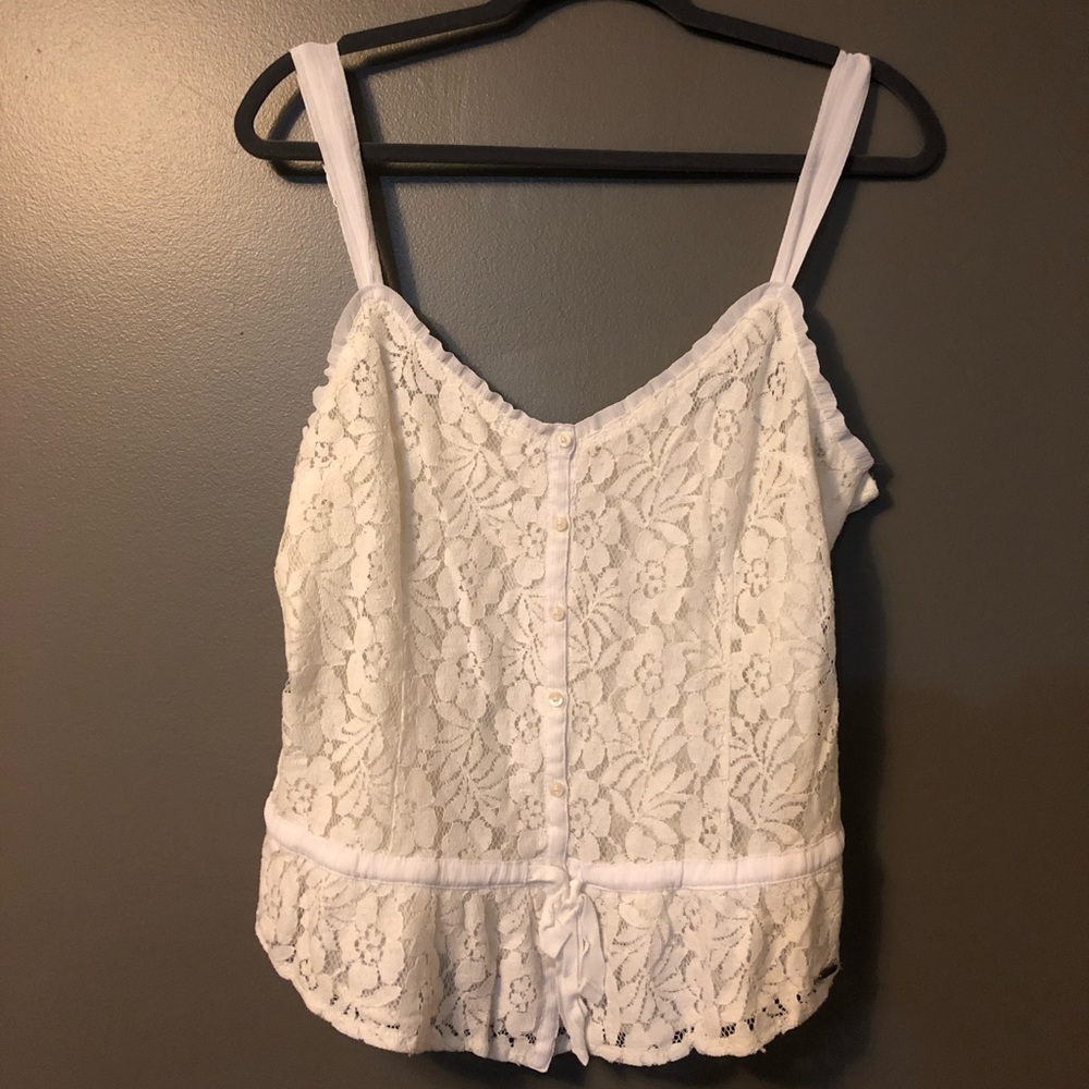 Lace tank top